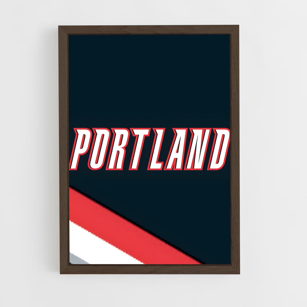 Poster Blazers Spirit – affiche Basketball (vue 5)